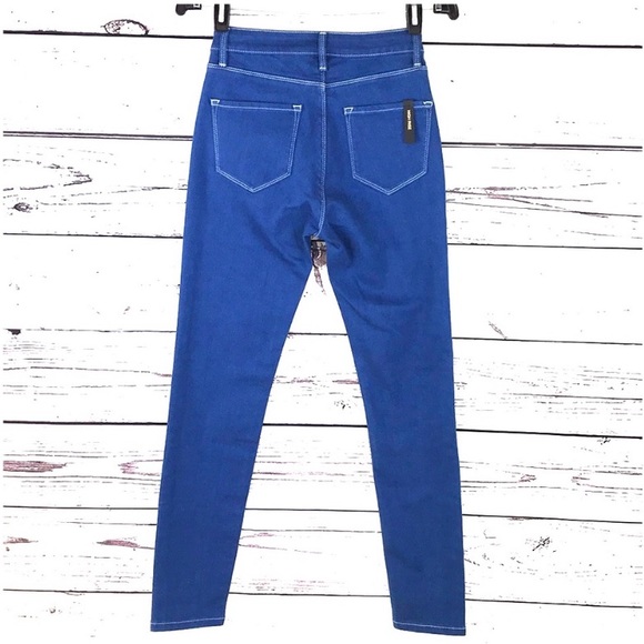 MASSIMO DUTTI |👖Blue High-Rise Stretchy Skinny Jeans - Picture 2 of 8